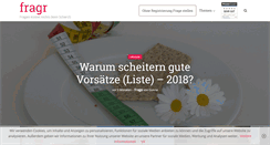 Desktop Screenshot of fragr.de